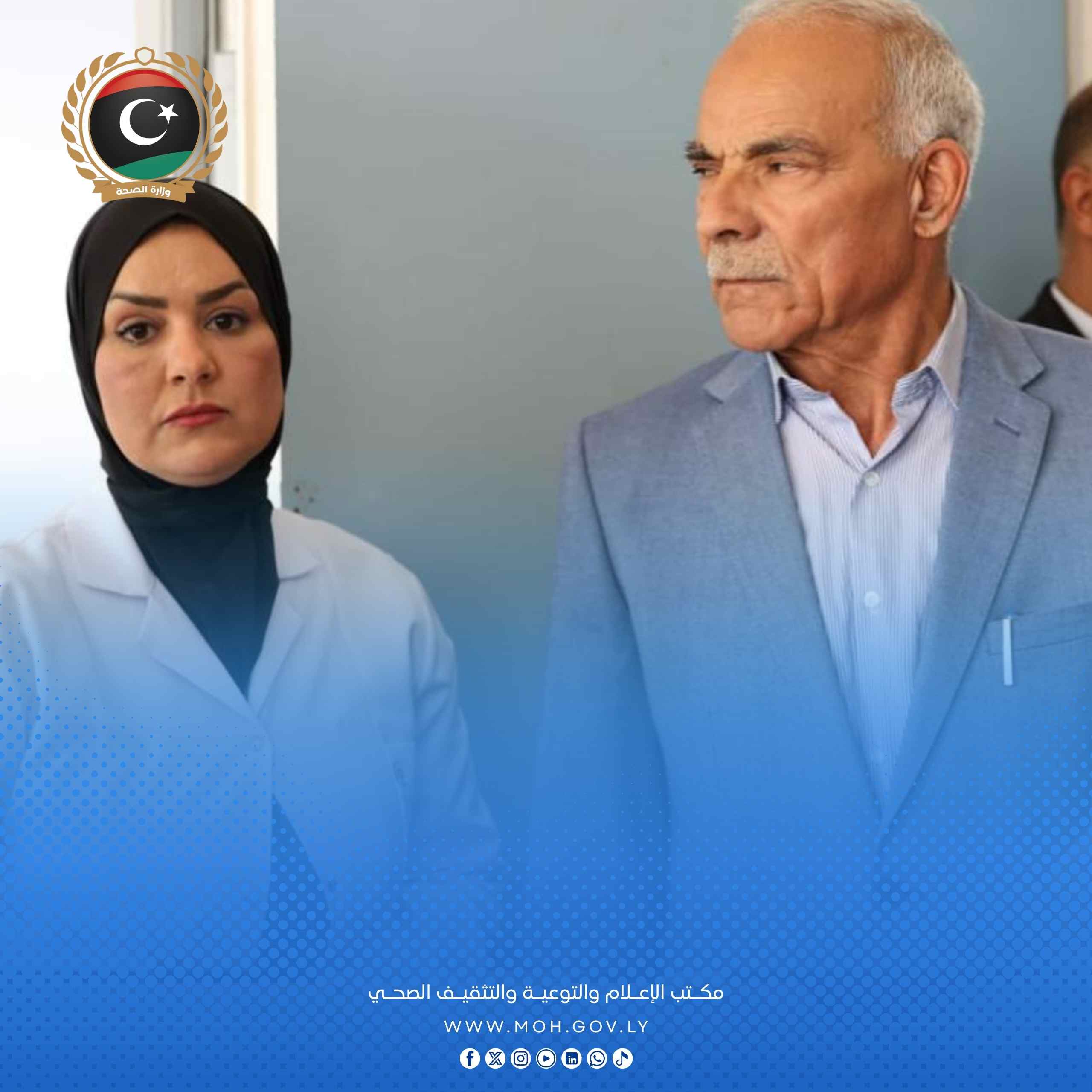 وزارة الصحة تفتتح قسم النساء والولادة والمكتبة الطبية بمستشفى علي عمر عسكر بعد تطويرهما شاملاً - 3